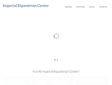 Tablet Screenshot of imperialequestriancenter.com